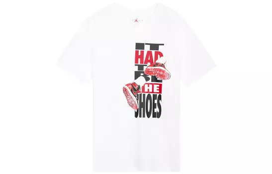Футболка THE SHOES мужская белая Jordan, белый