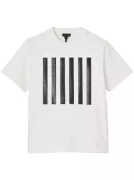 Футболка The Stripe Box Tee MARC JACOBS, белый