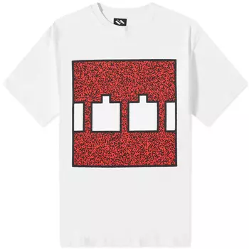 Футболка The Trilogy Tapes Block Noise 45, белый