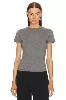 Футболка Theory Apex Tiny, цвет Melange Grey