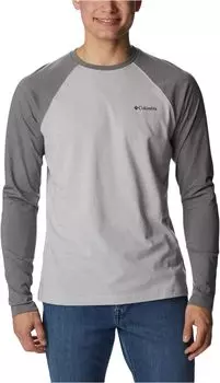 Футболка Thistletown Hills реглан Columbia, цвет Columbia Grey Heather/City Grey Heather
