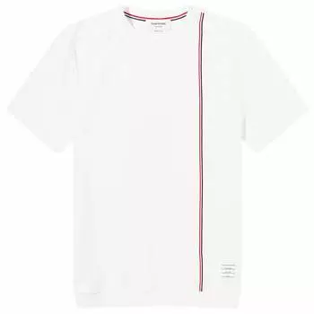 Футболка Thom Browne Engineered Rwb Stripe T-Shirt, белый