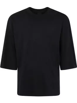 Футболка Thom Krom из хлопка с круглым вырезом, черный