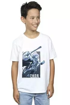Футболка Thor Love And Thunder Attack Marvel, белый