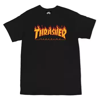 Футболка Thrasher Flame, оранжевый
