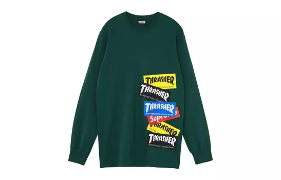 Футболка Thrasher X FW21 унисекс Supreme, белый
