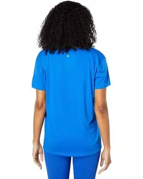 Футболка THRIVE SOCIETE Relaxed V-Neck Tee, кобальтовый