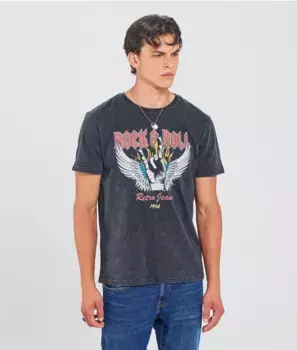 Футболка Thunder Retro Jeans, черный