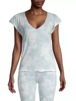 Футболка tie dye imogene Grey State Blue cloud