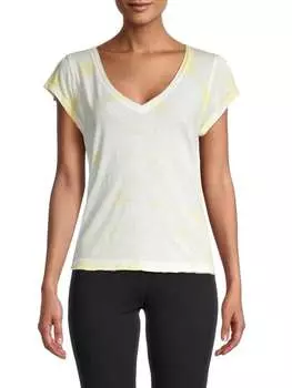 Футболка tie dye imogene Grey State Pale bananas