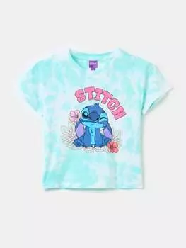 Футболка Tie-Dye с вышивкой Ovs, цвет white/light blue