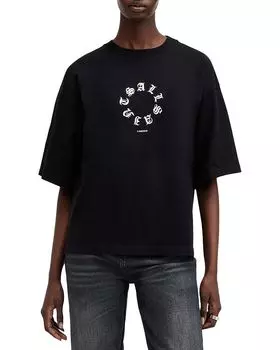 Футболка Tieroth Amelie ALLSAINTS, черный