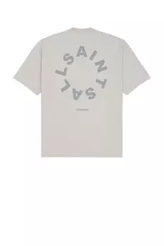 Футболка Tierra с круглым вырезом Allsaints, machine grey