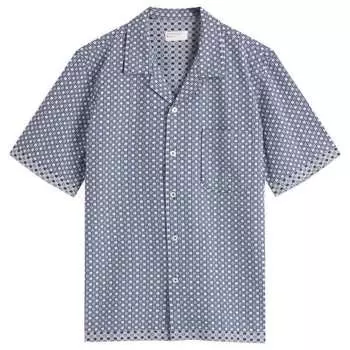 Футболка Tile Dean Road Universal Works, синий