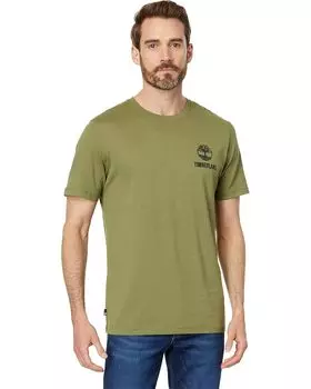 Футболка Timberland Back Logo Graphic Tee, цвет Sphagnum