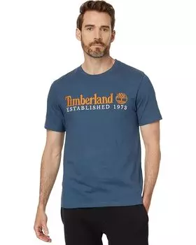 Футболка Timberland Embroidery Logo Tee, цвет Dark Denim