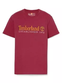 Футболка TIMBERLAND Embroidery, темно-красный