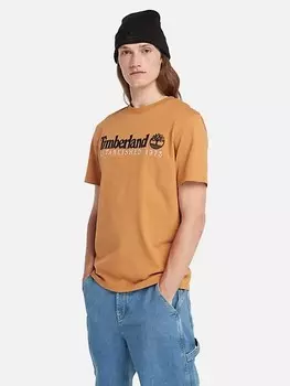 Футболка Timberland ESTABLISHED 1973 Embroidery, оранжевый