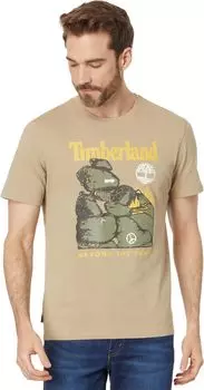 Футболка Timberland Front Graphic Short Sleeve Tee, цвет Lemon Pepper