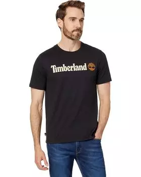 Футболка Timberland Linear Logo Tee, черный