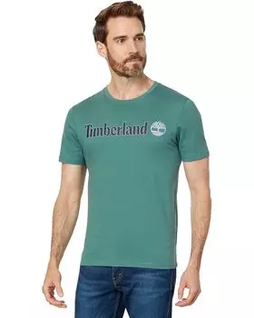 Футболка Timberland Linear Logo Tee, цвет Sea Pine