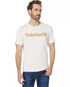 Футболка Timberland Linear Logo Tee, цвет Vintage White