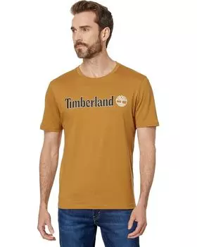 Футболка Timberland Linear Logo Tee, цвет Wheat Boot