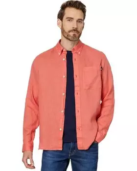Футболка Timberland Linen Chest Pocket Shirt, цвет Burnt Sienna App