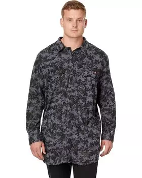 Футболка Timberland PRO Big & Tall FR Cotton Core Button Front Shirt, цвет Digi Camo