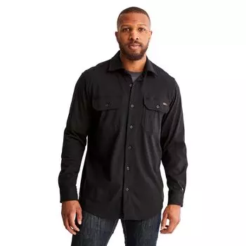 Футболка Timberland PRO Big & Tall FR Cotton Core Button Front Shirt, черный