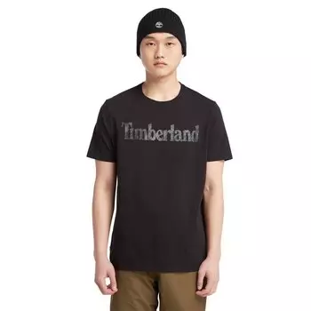 Футболка Timberland Seasonal Camo Linear Logo, черный