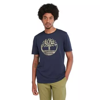 Футболка Timberland Tree Logo Seasonal Camo, синий