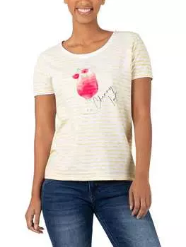 Футболка Timezone, цвет gelb/wei