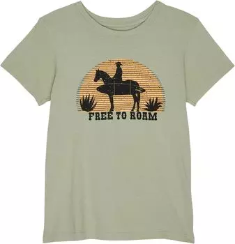 Футболка Tiny Whales Free To Roam Tee, цвет Yucca