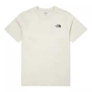 Футболка tnf logo ex t-shirt 'beige' The North Face, бежевый