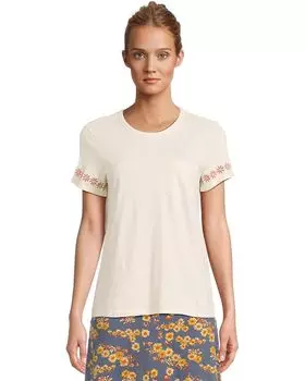 Футболка Toad&Co Primo Short, цвет Salt Embroidery