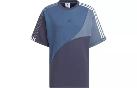 Футболка TOC GRAPHIC унисекс темно-синяя Adidas Originals, темно-синий