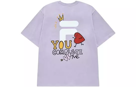 Футболка TOKYO STUDIO унисекс фиолетовая Fila Fusion, фиолетовый