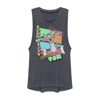 Футболка Tom and Jerry Retro Cat Muscle для юниоров Licensed Character