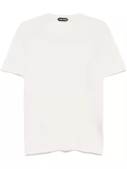 Футболка TOM FORD с меланжевым эффектом, нейтральный