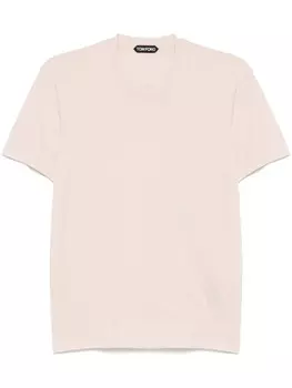 Футболка TOM FORD с меланжевым эффектом, розовый
