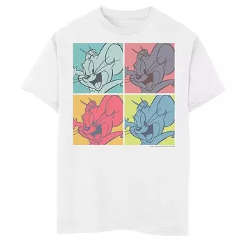 Футболка Tom & Jerry Art Box для мальчиков 8–20 лет Licensed Character, белый