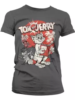 Футболка Tom & Jerry, серый