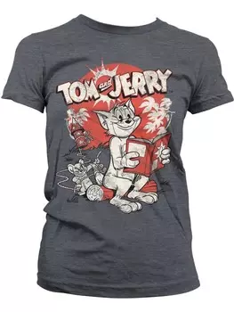 Футболка Tom & Jerry, серый
