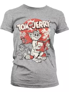 Футболка Tom & Jerry, серый