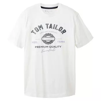 Футболка Tom Tailor 1037735 Logo, белый