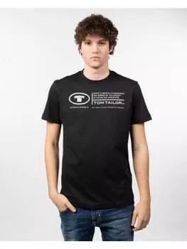 Футболка Tom Tailor, черный