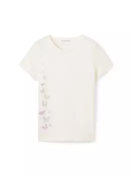 Футболка TOM TAILOR, цвет natural white