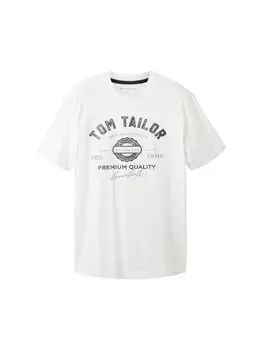 Футболка Tom Tailor, цвет Wool White