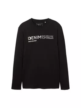 Футболка TOM TAILOR DENIM, черный